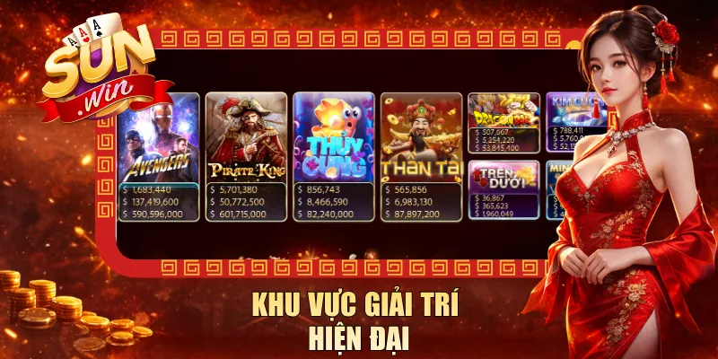 Khu vực giải trí hiện đại