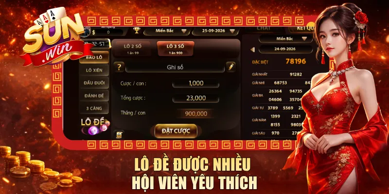 Lô đề được nhiều hội viên yêu thích