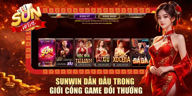 Sunwin dẫn đầu trong giới cổng game đổi thưởng